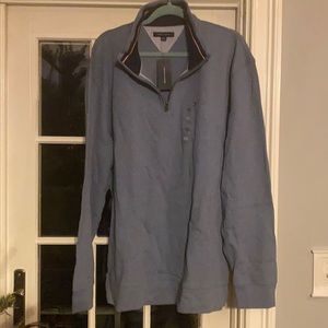 Tommy Hilfiger Men’s quarter zip Sweater-Fleet- BRAND NEW